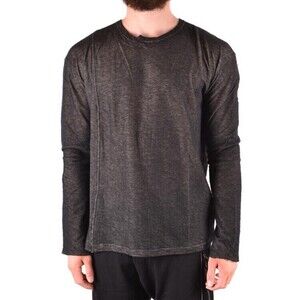 Isabel Benenato Textured Black Cotton Sweater - NWT